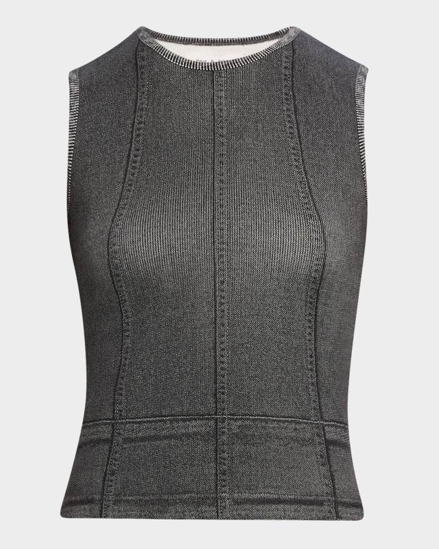 Miramar Ribbed Muscle Tank Top